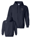 GLOBATECH - 18500 Unisex Hooded Fleece (NAVY) - S14322 (AVG) + S14332 (OG)
