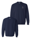 GLOBATECH - 18000 Unisex Round Neck Fleece (NAVY) - S14322 (AVG) + S14332 (NUQUE)