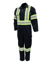 GLOBATECH - 791X4 Hi-Viz Unisex Coverall (NAVY) - 13122-4 (MG)