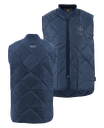 GLOBATECH - WK027 Unisex Quilted Work Jacket (NAVY) - 13122 (AVG) + 13127 (NUQUE)