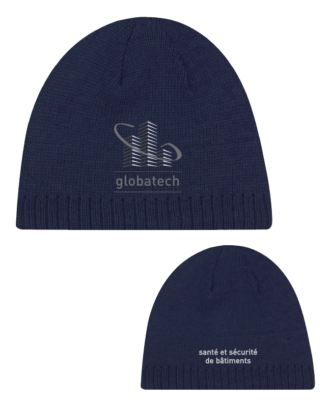 GLOBATECH - 1L094M Beanie (NAVY/NAVY) - 13122-4 (AV) + 13127 (DOS)