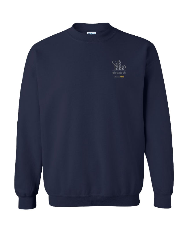 GLOBATECH - 18000 Unisex Round Neck Fleece (NAVY) - S14322 (AVG) + S14332 (NUQUE)