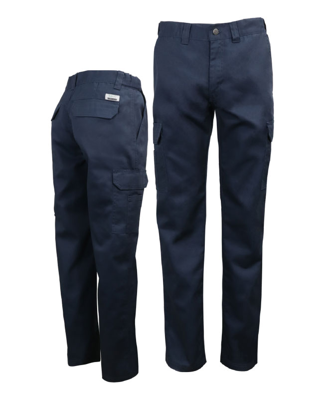 GLOBATECH - MRB-011 Gatt's Unisex Cargo Pants SIZE: 46-52 (NAVY) - SANS BRODERIE