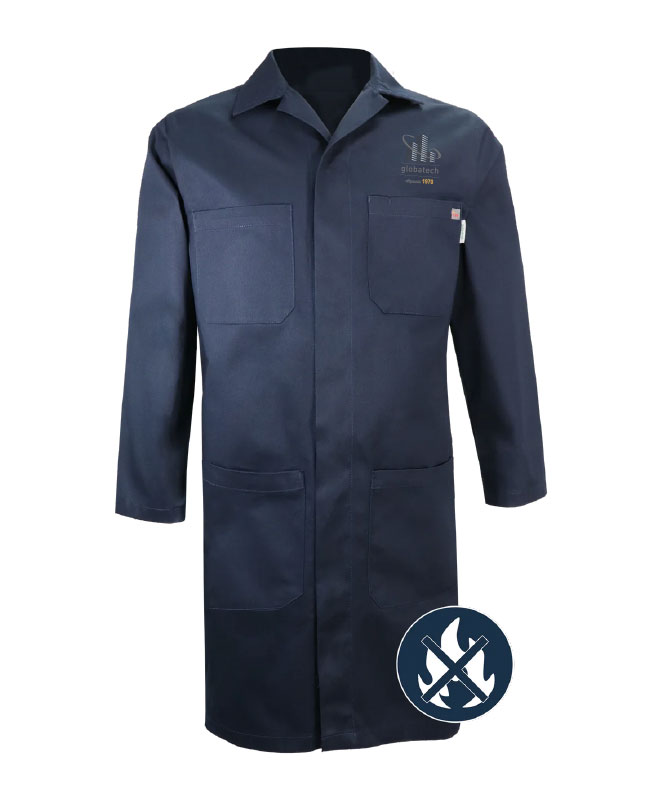 GESTI-CLEAN - 799FR Unisex Fireproof Smock (NAVY) - 13122 (AVG) + 13127 (NUQUE)